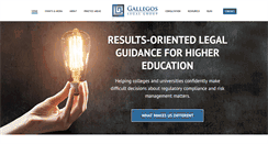 Desktop Screenshot of gallegoslegalgroup.com
